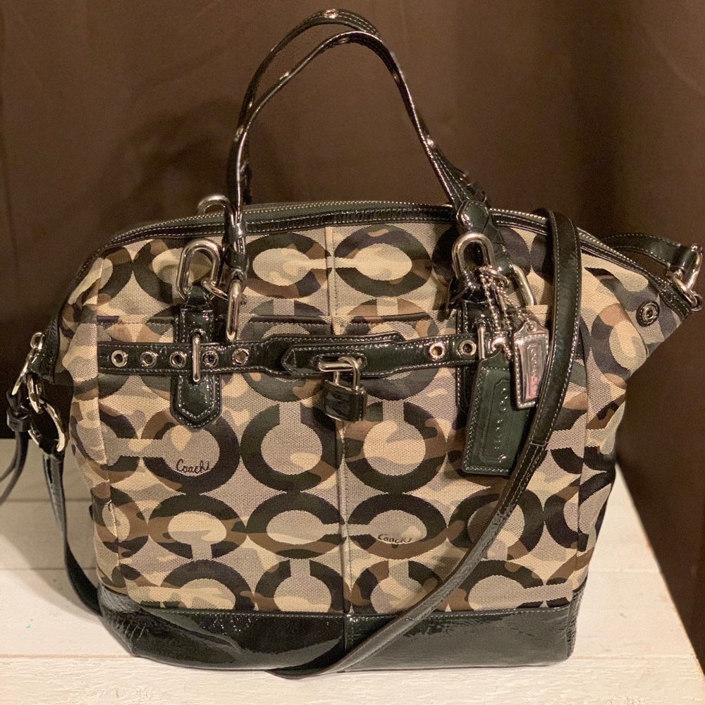 Coach Camo Satchel